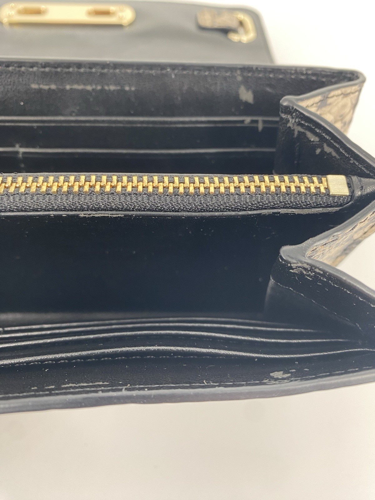 COACH Exotic Swagger Python Embossed Leather Doub… - image 17