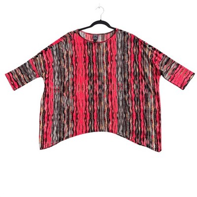 Clara Sunwoo Y2K Grunge Fairy Tunic S Red Artsy Boho Sharkbite Goth