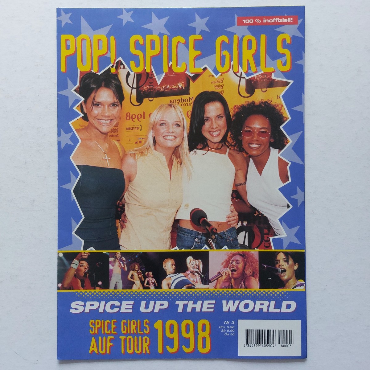 SPICE GIRLS - Spice Up The World - RARE German Tour Poster