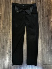 Ann Taylor Audrey Pants Womens 8 Black Straight Leg Workwear