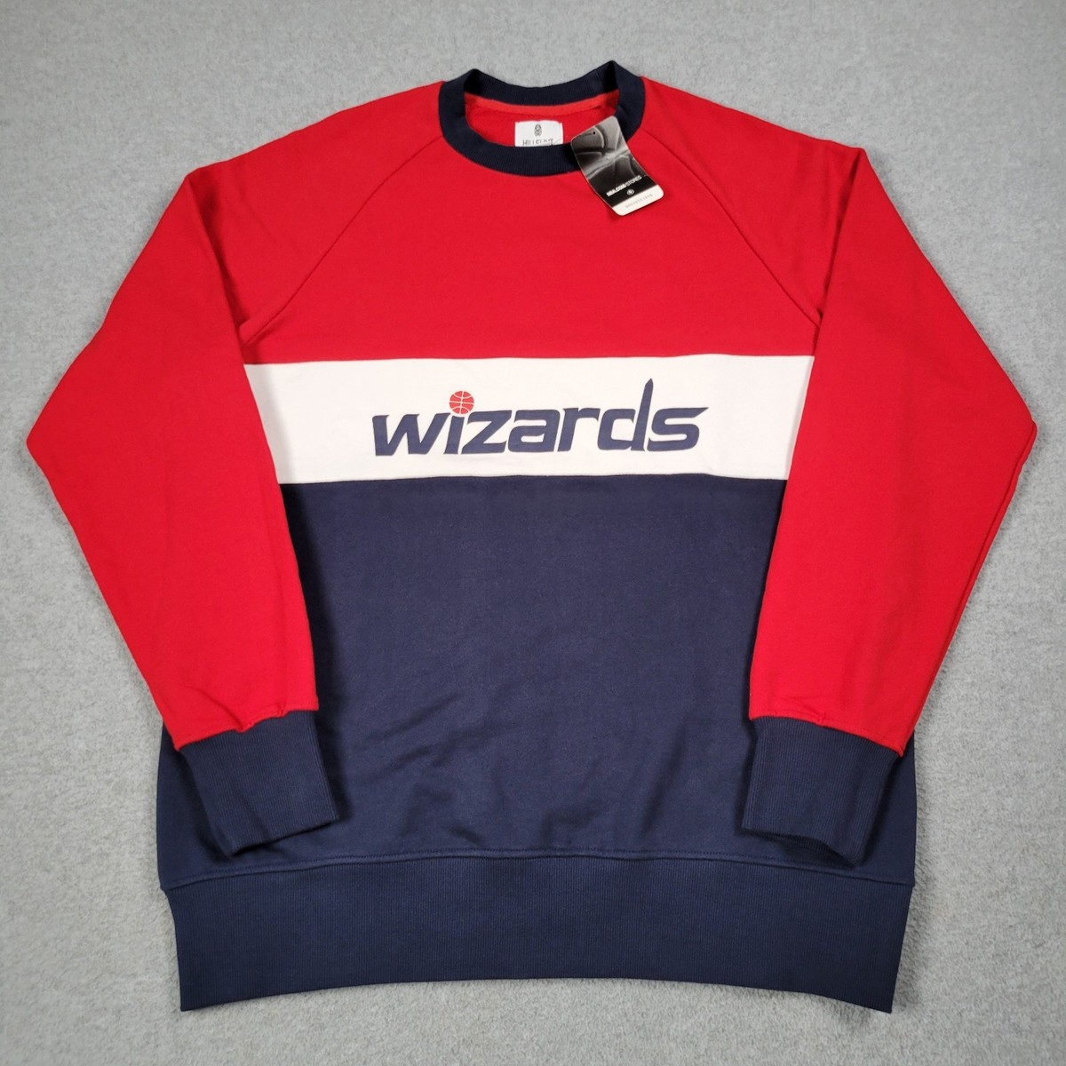 Washington Wizards Sweatshirt Men XL Hillflint NBA Authentic