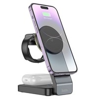 3In1 Magsafe 15W Ladestation FüR Apple Watch, Air Pods, Iphone 12 - 17 Pro Max