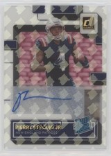 2022 Panini Clearly Donruss Rated Rookie Holo RR Logo Pierre Strong Jr Auto 4f5