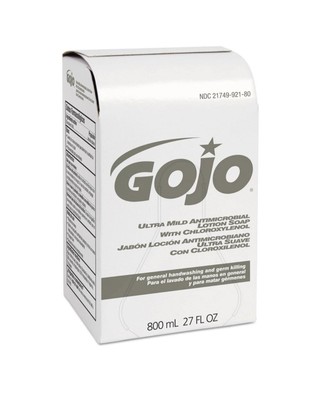 GOJO Hand Soap 9212 Case of 12 800 mL Ultra Mild Lotion Soap Refill (12/CT) New