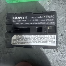 Sony NP-FM50 Battery Pack 7.2V 8.5Wh Li-ion for Sony Handycam FACTORY