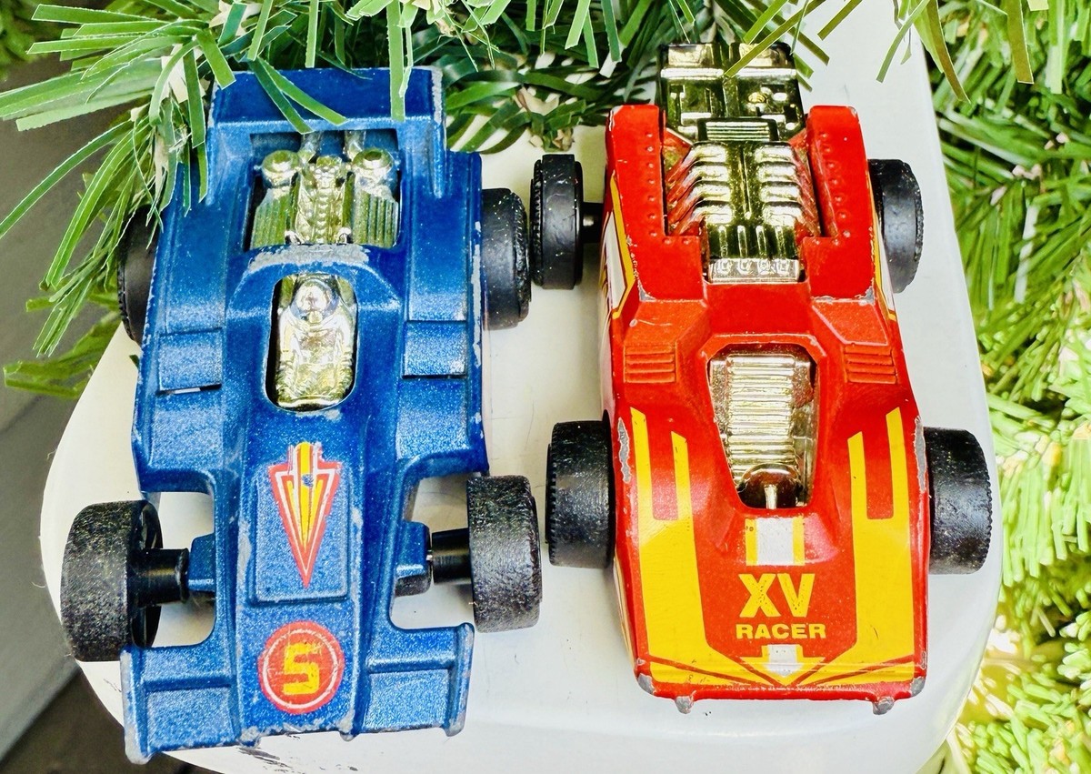 Hot Wheels XV Racers Stunt Racer Vintage 1985 Red Blue Hong Kong 3