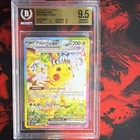 New ListingPokémon TCG 2024 scarlet Violet surging sparks #238 pikachu EX SIR Beckett 9.5