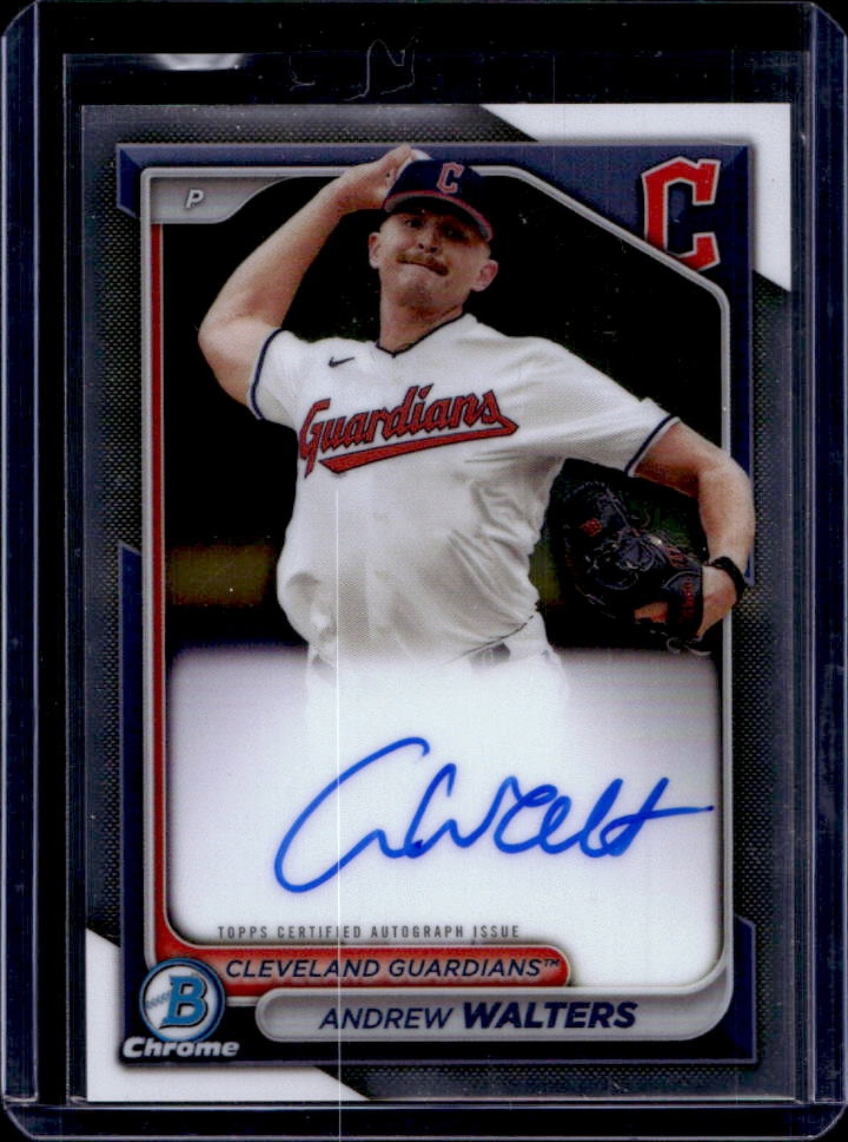 2024 Bowman Chrome Andrew Walters Prospect Auto #CPA-AW Guardians