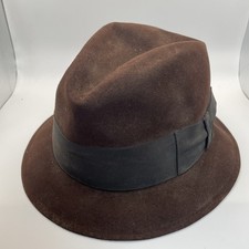 Vintage Resistol Brown Fedora Men's Hat Kitten Finish Beaver XXX