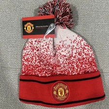Manchester United hat Beanie Cap Red /white/ Black Soccer Futbol