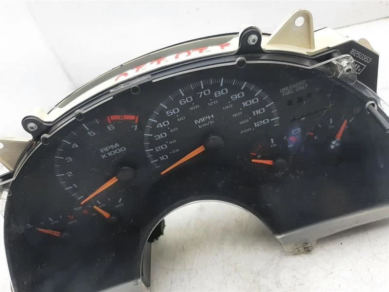 Speedometer 6-231 Cluster 97 Chevrolet Camaro 16215751 - Image 3 of 4