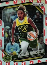 2025 Panini Prizm WNBA #37 Jordan Horston WNBA Logo Prizms