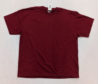 Spalding Men's T-Shirt Size L Red Short Sleeve Solid Crew Neck