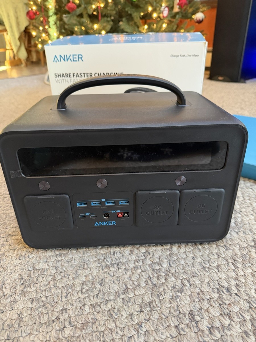 Anker Powerhouse II 800 Portable Power Station In Box Excellent