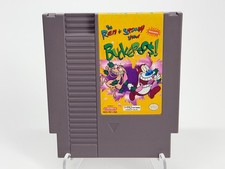 The Ren and Stimpy Show Buckeroos (Nintendo NES) Authentic & Tested
