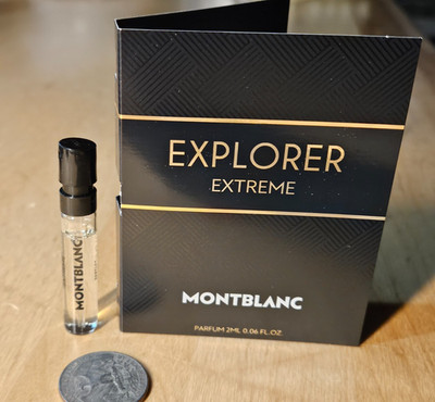 Montblanc Explorer Extreme Parfum Sample Spray .06oz, 2ml New 2025