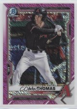 2021 Bowman Chrome Prospects Fuchsia Shimmer Refractor /199 Alek Thomas n1u