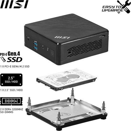 MSI SFF Cubi 5 12M i5 Slim UK NEW - Picture 4 of 8