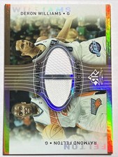 2006-07 Reflections Fabric Dual Copper 18/50 Raymond Felton Deron Williams JSY