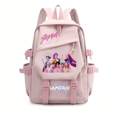Kpop Demon Pink Backpack For Girls.