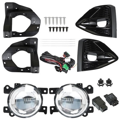 LABLT Fog Lights For 2020 2021 Nissan Maxima LED Lamp w/Wiring Switch Kits Pair