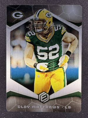 2018 Panini Elements #50 Clay Matthews Metal Card #/75