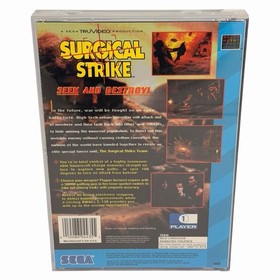 Surgical Strike (Sega CD, 1995) Authentic Complete w/ Manual + Reg Card Tested