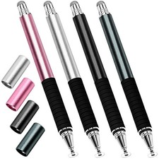 Capacitive Stylus Pen 4 Pack , Universal Black/Silver/RoseGold/InkGreen