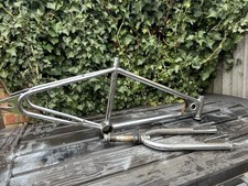 Ammaco Silver Star Wire Wheel Old School BMX Frame Forks & Headset Project