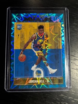 2017-18 NBA Hoops Teal Explosion Jordan Bell Rookie #288 Golden State Warriors