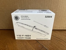 1/32 Mini Craft #32004 F-16D/I Canopy Frame For Academy