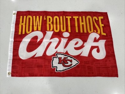 2025 Kansas City Chiefs Red Friday Flag  How Bout Those Chiefs Collectable 30x20