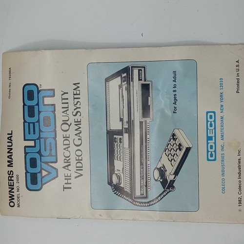 Coleco Vision Console With 4 Controllers Power Cord Cable Manual - Picture 10 of 19