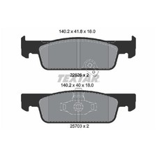 Satz Bremsbeläge Bremsklötze vorne für Smart Fortwo 453 | 24023917