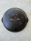 Cast Iron GRISWOLD #8 Cast Iron Skillet  Lid Large Logo Seasoned 1048 . Lid Only