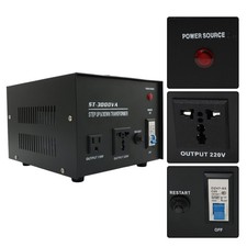 Voltage Converter Transformer 3000W Step Up/Step Down 110V To 220V/220V To 110V