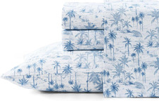 Tommy Bahama - King Sheets, Super Soft Cotton Percale Bedding Set with Matching