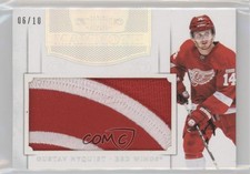 2011-12 Panini Dominion Mammoth Jerseys Patch 6/10 Gustav Nyquist #15 Patch 0c3
