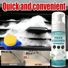 Deep Clean Nano Foam Cleaner Spray for Car Interior Removes Dirt No Water Needed