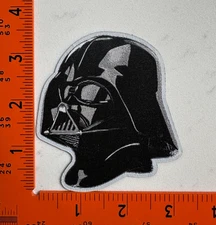 Star Wars Darth Vader Helmet Patch – Embroidered Iron-On for Jacket/Backpack
