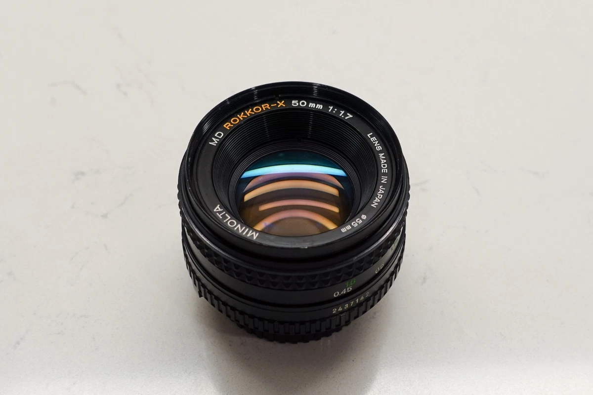 Minolta Rokkor-X 50mm Focal Camera Lenses for sale | eBay