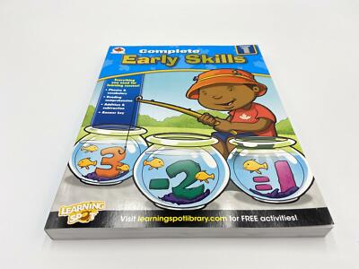 Complete Early Skills First Grade 1 Workbook Practice