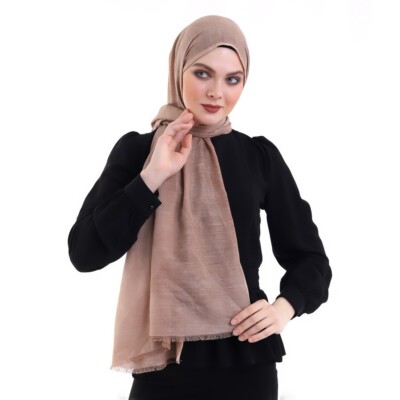 Hijab à Enfiler En Coton Bio - Voile Musulman 180 X 75 Cm, Blanc, Neuf Avec étiquettes