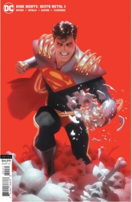 DARK NIGHTS DEATH METAL #4 - COVER C - ALEX GARNER - SUPERBOY PRIME VAR