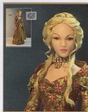1:12 scale Miniature Doll Art Tutorial/Patterns~ Clothes/Hair CERSI Dana Burton