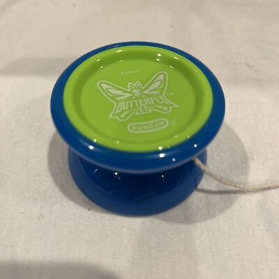 Duncan Butterfly XT Yo-Yo Blue-Green String Trick Ball Bearing  Toy No String