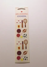 Mrs. Grossman's Lot of 3 Strips Brand New in Package Sports Equipment Stickers