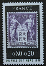 Timbre - FRANCE - Journée du timbre - 1976 - Neuf ** - YT1870