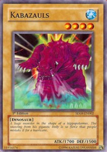 Kabazauls - SD09-EN002 - Common - 1st Edition x3 - Near Mint