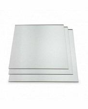 Silver Acrylic Mirror Perspex Sheet Plastic Material Panel Cut to Size 